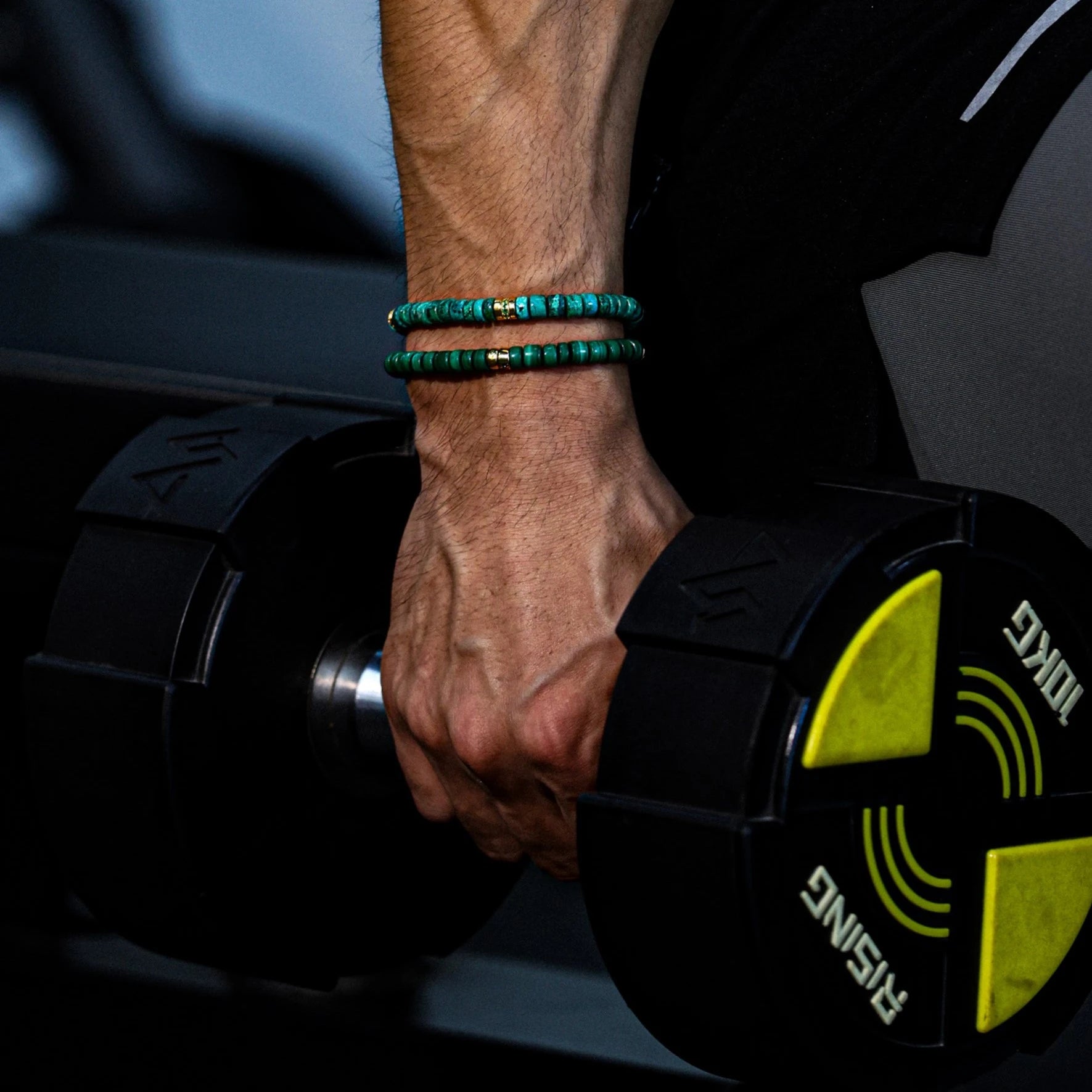 Malachite Beaded Bracelet