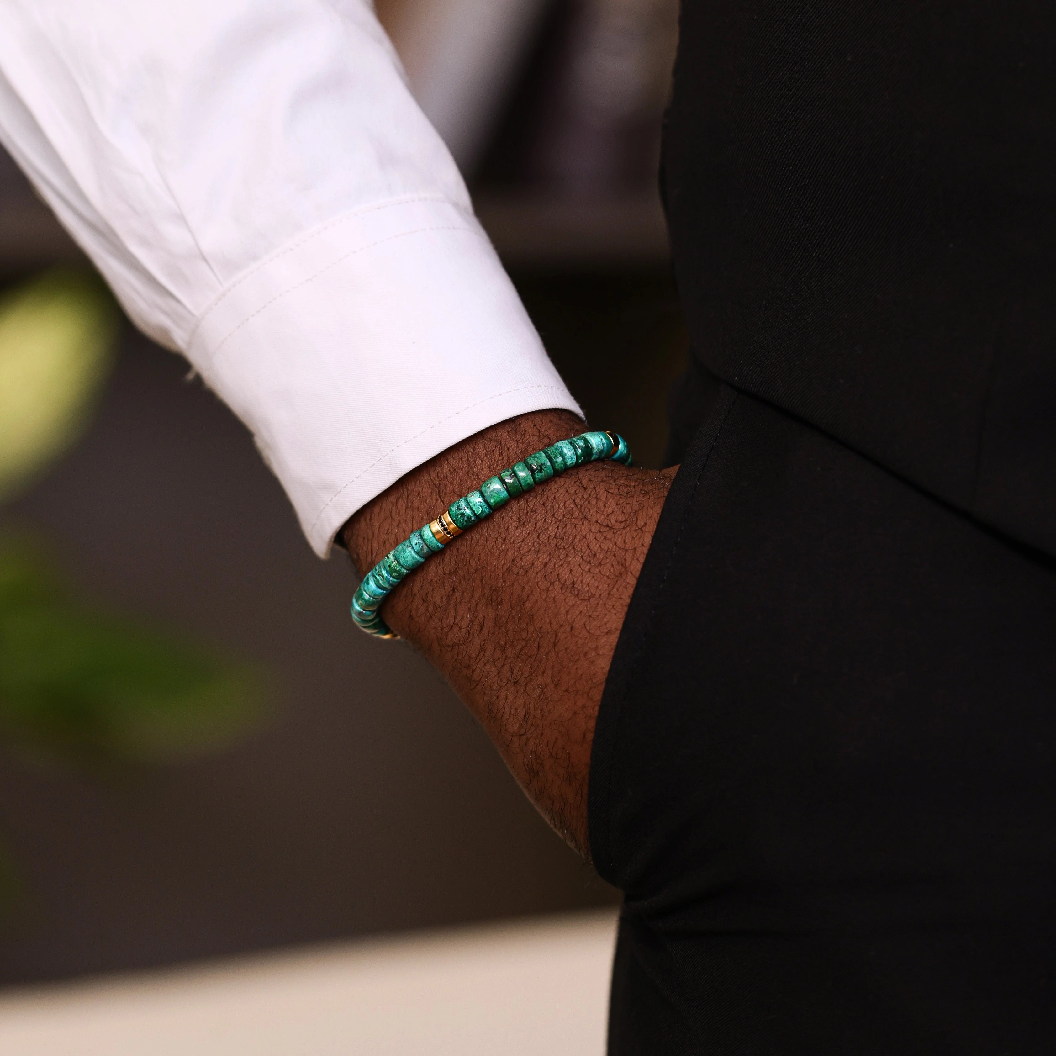 Chrysocolla Bracelet(6MM)