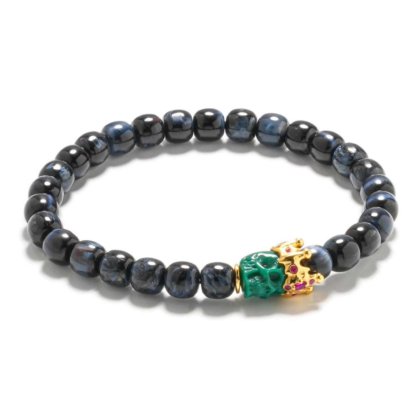 Blue black pietersite bracelet
