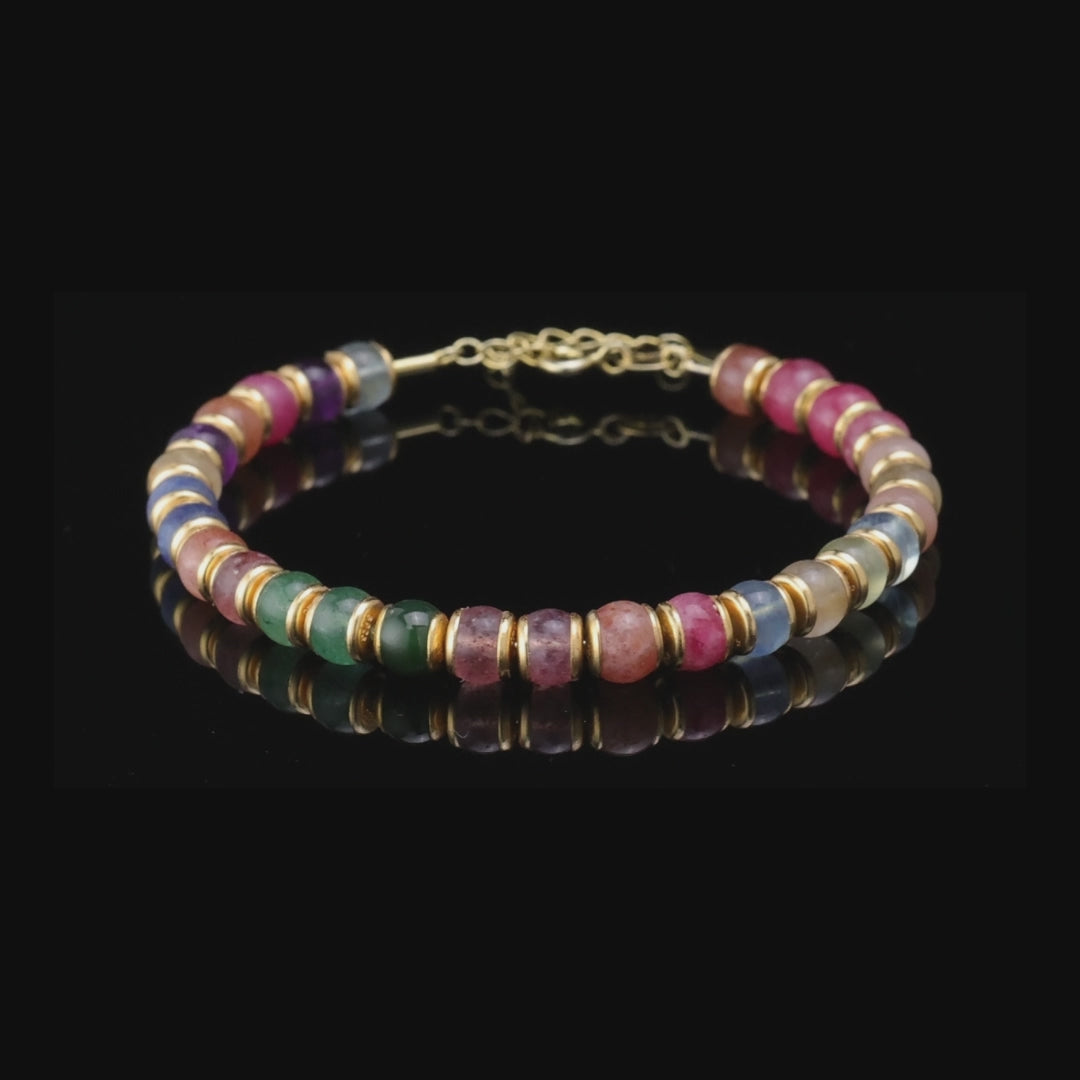 Radiant Rainbow Crystal Bracelet