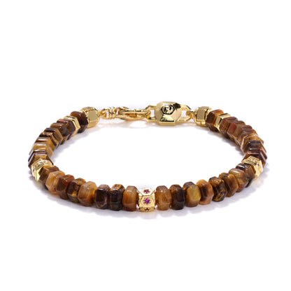 Yellow Pietersite Bracelet