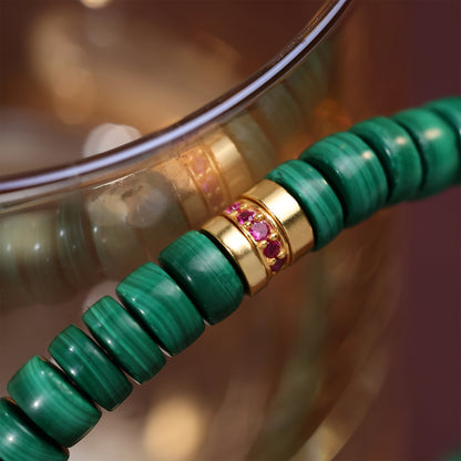 Bracelet en malachite