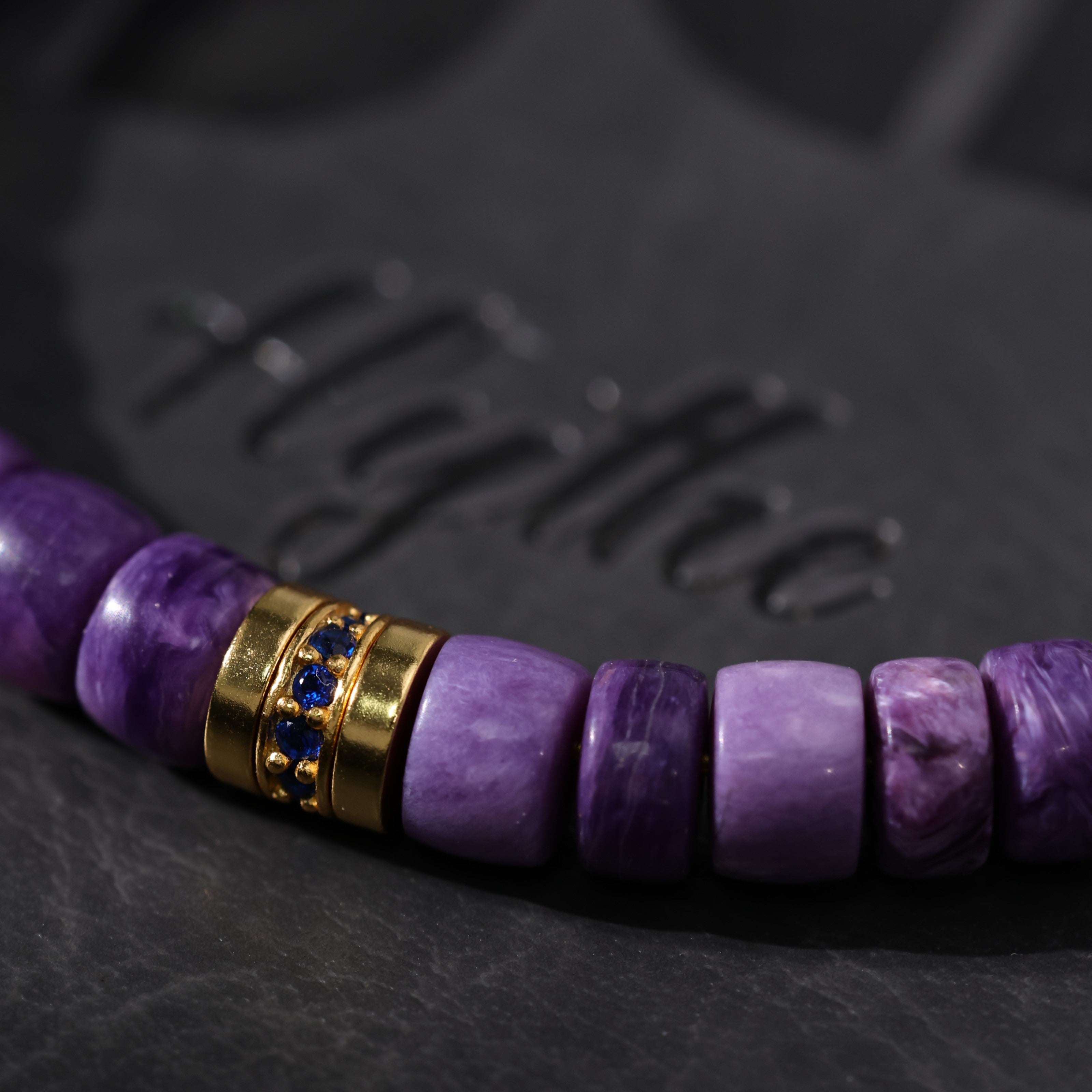 Empress Charoite Gold Vermeil Bracelet