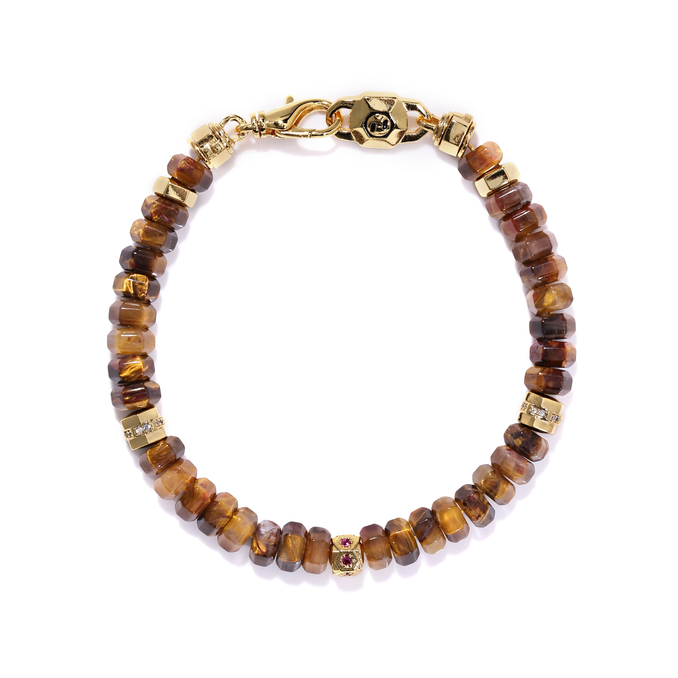 Yellow Pietersite Bracelet