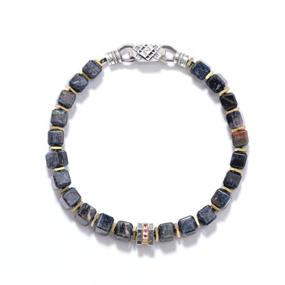 Vintage Totem Pietersite Beaded Bracelet