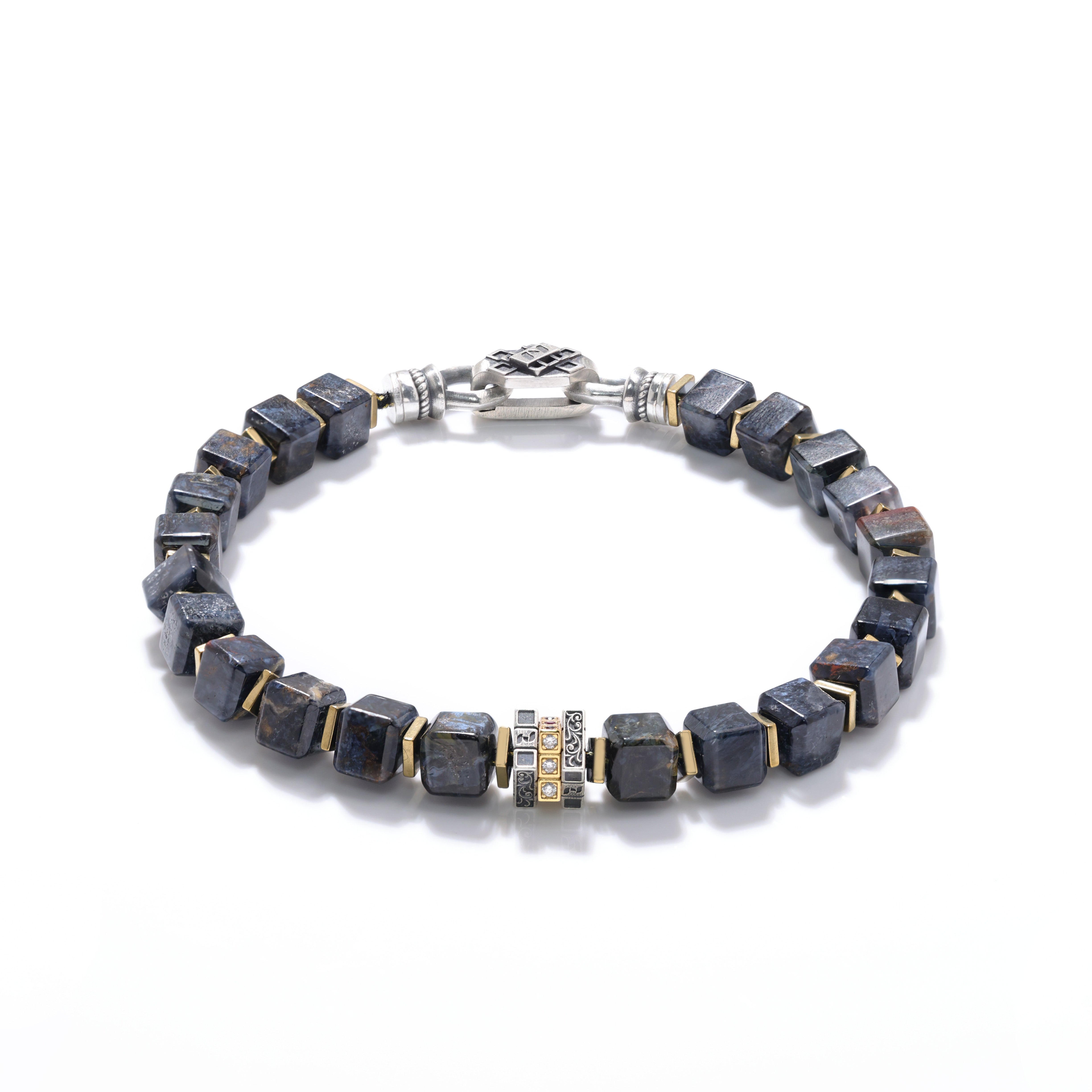 Vintage Totem Pietersite Beaded Bracelet