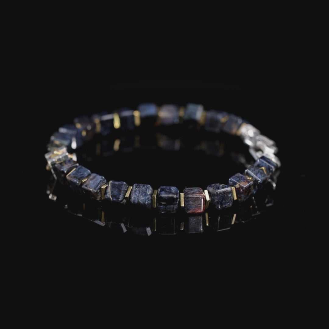 Vintage Totem Pietersite Beaded Bracelet