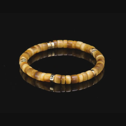 Bracelet Œil de Tigre Doré
