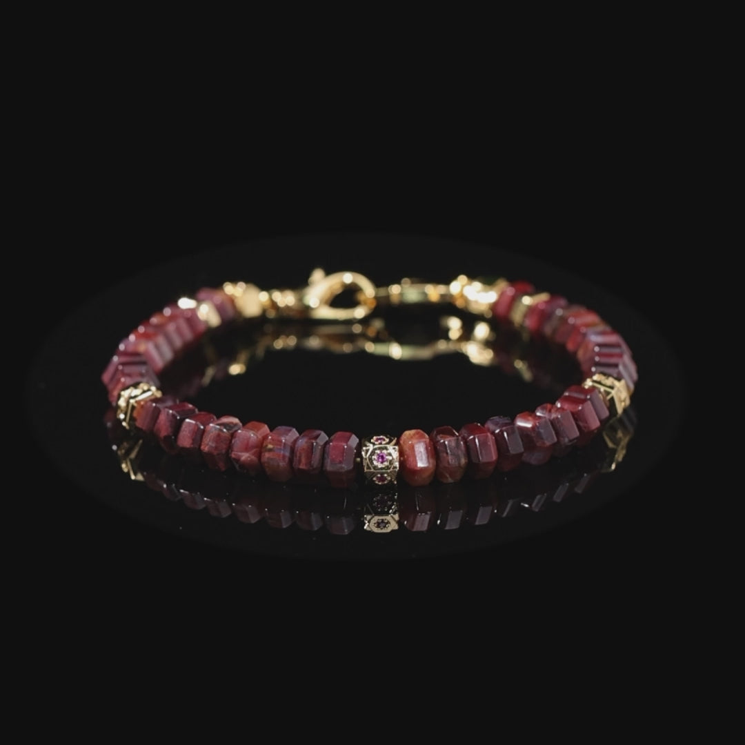 Red Pietersite Bracelet