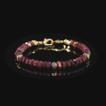 Red Pietersite Bracelet